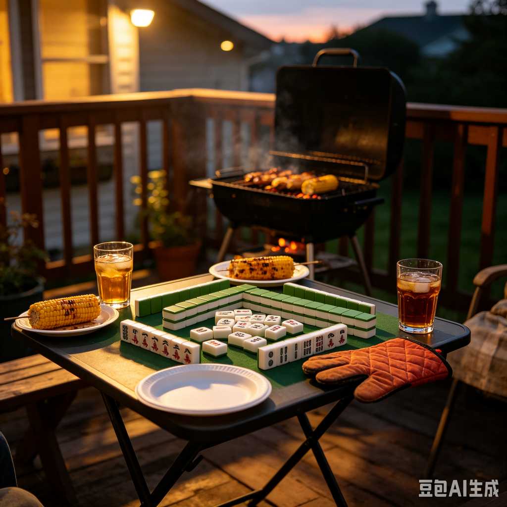 weekend family mahjong game