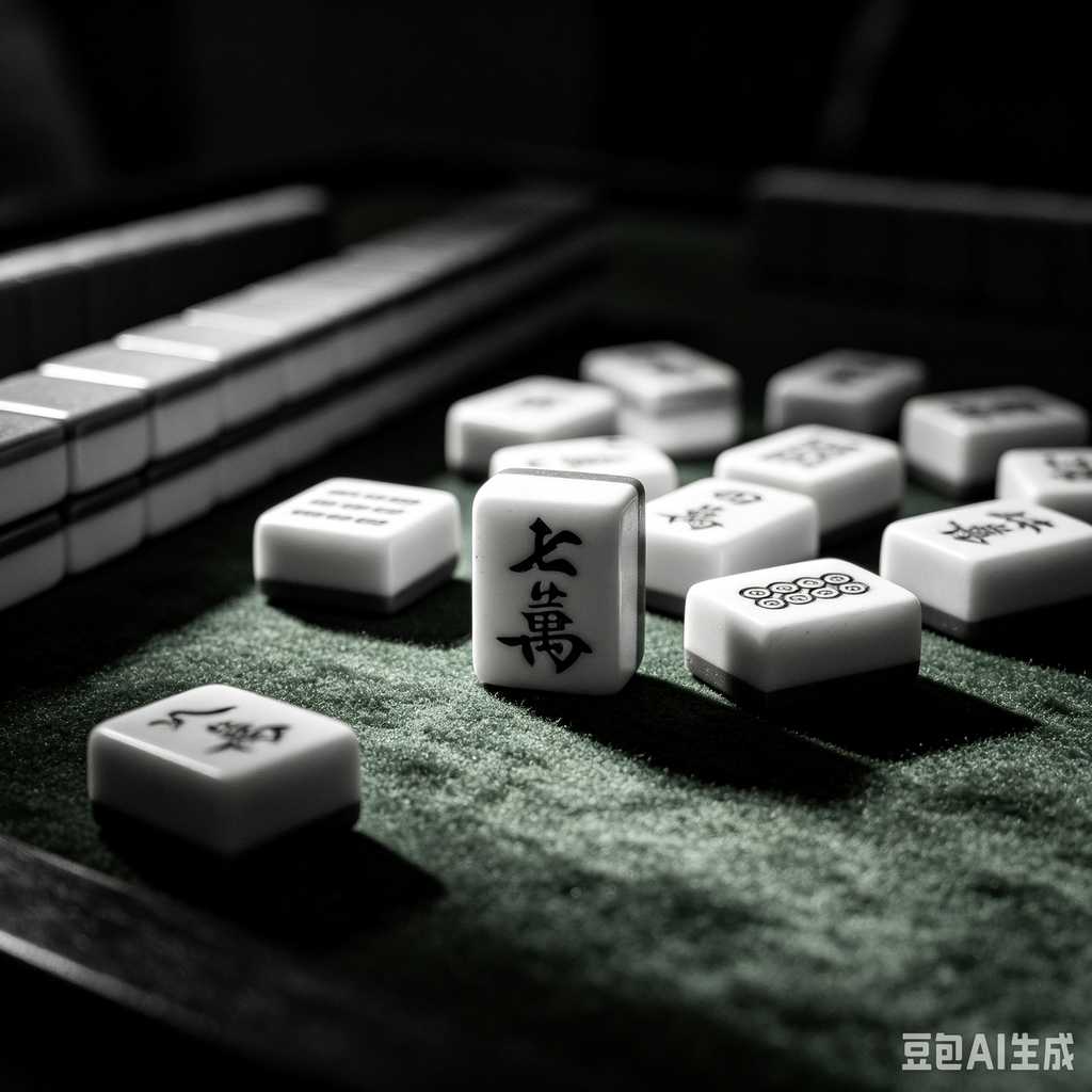 classic oriental board game mahjong